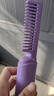 无线直发梳【戴森平替】负离子便携蓬松神器温控直卷两用男女通用内扣高颅顶不伤发外出便携送礼 紫色 30mm 【旗舰款】蓬松高颅顶+防烫设计 实拍图