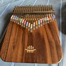 鲁儒鲁儒拇指琴卡林巴琴21音板式加厚黑胡桃手指琴钢琴乐器  圆弧板式 实拍图
