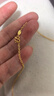菜百首饰 黄金项链 足金长城链O字女士项链 计价 约6.50克约45厘米 实拍图