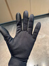安德玛（Under Armour）骑行手套冬季男女保暖加绒电动摩托车防寒触屏运动滑雪手套 黑色L 实拍图