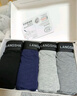 浪莎男士内裤男纯棉10A抗菌平角裤透气中腰男式四角裤男生裤头4条装 实拍图