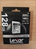 雷克沙（Lexar）128GB SD存储卡 U3 V30 佳能索尼富士尼康相机高速SD卡 读205MB/s 写140MB/s 4K超清录制 SD银卡 实拍图