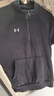 安德玛（UNDERARMOUR） Rival男子1/4拉链运动休闲卫衣1386016 黑色001 M 实拍图