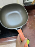 苏泊尔（SUPOR）炒锅有钛不粘锅家用方形耐磨无油烟炒菜锅燃气电磁炉通用 （2~4人适用）含钛方炒锅 32cm 实拍图