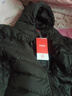 鸭鸭（YAYA）佟丽娅同款秋冬轻薄羽绒服女冬装短款鸭绒轻型薄款女士保暖外套K 黑色 XL (170) 实拍图