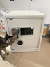 得力（deli）保险柜家用型 密码保险箱办公财务专用小型文件柜全钢防盗入墙入柜床头保管柜 曜臻白AE610高45cm 实拍图