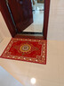 双喜临门 入户门地垫门垫防滑吸水脚垫家用卧室客厅茶几垫厨房卫浴防滑垫 贵族红 80cm*120cm【 默认长方形 】 实拍图