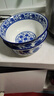传旗大容量汤碗水煮碗陶瓷碗家用大号面碗沙拉碗青花瓷7英寸碗2只装 实拍图