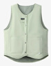 飞乐思发热马甲充电衣服电热背心智能加热棉衣湖绿色马甲男女-浅绿XXL码 实拍图