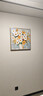 墨派（Mopai）餐厅装饰画手绘油画美式花卉高端客厅肌理挂画正方形壁画免打孔 春暖花开 60*60cm手绘油画 实拍图