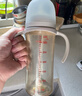 贝亲（Pigeon）自然离乳 PPSU重力球吸管双把手奶瓶 330mL 12月+ AA253 实拍图