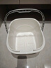 五月花泡脚桶加深21cm*1只装手提足浴桶养生家用便携按摩免安装不漏电 实拍图
