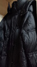 鸭鸭（YAYA）反季羽绒服男女同款冬季长款过膝加长加厚情侣款极寒外套新国标D 黑色-男-YE2B625241Z 3XL /180 实拍图