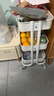 宜家（IKEA）拉斯克家居小推车三层置物架移动茶水桌客厅咖啡桌厨房储物收纳架 【升级款】白色小号 28*38*61cm 实拍图