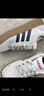 adidas COURTBEAT休闲舒适低帮篮球风板鞋男女阿迪达斯官方轻运动   白色/黑色   40 实拍图