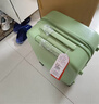 米熙mixi拉杆箱女旅行箱密码箱子行李箱男高颜值登机箱20英寸牛油果绿 实拍图