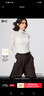 优衣库女装HEATTECH EXTRA WARM 混纺高领T恤/长袖 9%羊绒 478954 478954/30浅米色 3XL 实拍图