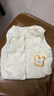 巴拉巴拉童装宝宝马甲外穿冬装婴儿衣服背心羽绒服轻薄萌男童女童儿童 奶白10501-白鸭绒 -209425101201 90 实拍图