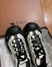 骆驼（CAMEL）丑萌登山鞋女增高厚底运动休闲鞋户外时尚徒步鞋 L24S076620米/银/黑 36 实拍图