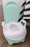小哈伦儿童马桶婴儿坐便器婴幼儿尿盆小孩宝宝小便器升级3D软垫托帕绿 实拍图