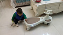 babyhood世纪宝贝皇室扭扭车 婴儿童车摇摇车防侧翻音乐款宝宝礼物 卡其色 实拍图