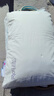洁丽雅A类新疆棉面料枕头颈椎枕成人睡觉专用枕芯可水洗男女枕芯护颈枕 白色【新疆棉面料】 48*74cm【低枕一只】 实拍图