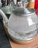 茶吧机通用烧水壶茶台水壶单壶电热水壶配件大全茶炉不锈钢壶单配 带漏斗玻璃304【半自动】 实拍图
