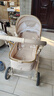 可美嘉婴儿推车可坐可躺轻便折叠新生儿双向婴儿车高景观宝宝手推车 香槟金Pro Max+(全罩+轻便护脊) 实拍图