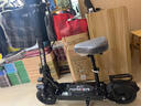 永久电动滑板车便携两轮代步车电瓶车迷你小型代驾折叠电动车锂电池 36V黑/7重减震数/20-30KM 实拍图