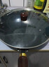 京严铁锅炒锅无涂层不粘炒菜锅电磁炉燃气专用锅具精铁平底锅已开锅 【0涂层｜持久不粘】锤纹锻打+盖+铲 28cm 厚底薄壁｜久用不凸｜导热迅速 实拍图
