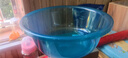 【京东物流】洗脸盆加大加厚家用大号洗菜盆洗衣盆内裤收纳盆子 蓝色 小号23*9cm-加厚不怕摔【活动款】 实拍图