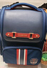 剑桥树书包小学生男孩1-3-6年级儿童减负护脊大容量双肩包 大码藏青红 实拍图