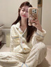 南木熊睡衣女珊瑚绒套装女冬长袖长裤2025年新款家居服加绒加厚可爱保暖 彩色波点毛绒XL【115-130斤】 实拍图