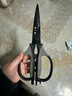 张小泉厨房钛剪刀不锈钢多功能剪刀夹核桃剪肉剪蔬菜烤肉剪 J200001 实拍图