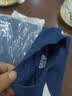 雅鹿【2套】男士秋衣秋裤男纯棉秋冬季保暖内衣男套装打底棉毛衫 藏青+深麻灰【中领纯棉套装】 XL （推荐120-150斤） 实拍图