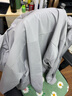 优衣库男装防风摇粒绒拉链连帽开衫/长袖外套481182 02 浅灰色 4XL /185/128C 实拍图