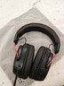 竹林鸟玄武ZG2头戴式耳机电竞游戏专用2.4G无线蓝牙有线type-c四模7.1音效一键听声辨位长续航降噪麦克风 黑红色 套餐一（含支架） 实拍图