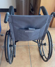 鱼跃(yuwell)轮椅车H051折叠老人轻便旅行手推车钢管免充气胎代步车 实拍图