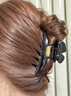 She's茜子发饰复古醋酸板材抓夹后脑勺复古盘发鲨鱼夹情人节礼物送女友 实拍图