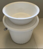 bdo加厚塑料脸盆水桶带盖3件套提水桶洗澡桶洗衣桶泡脚桶学生宿舍14L 实拍图