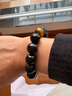 石传百世天然黑曜石手链男士手串招财貔貅转运珠佛珠护身符本命年礼物 实拍图