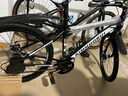 金武端自行车成人山地车公路赛车单车骑行变速超轻越野中学生初中青少年 顶配升级版-辐条轮-黑白色 24寸21速 实拍图