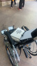 凤凰（Phoenix）轮椅车瘫痪老人专用多功能带坐便器高靠背可躺式洗澡舒适折叠轻便 豪华款皮质款全躺+折叠+餐板+便盆+安全带 充气胎+气筒 晒单实拍图