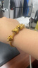 周生生黄金手链 足金素圈蛇骨链男女款手环90193B计价6.55克 实拍图