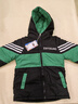 迪士尼（Disney）男童外套加绒加厚棉袄2025秋冬新款儿童中大童中长款风衣外套棉服 海洋绿【加棉】 120 建议身高110厘米 实拍图