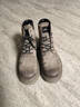 苏系男士马丁靴男款2025秋冬季新款透气高帮工装男靴英伦风真皮雪地靴 卡其色【二层猪皮高品质】 42 男码（尺码偏大建议小一码） 实拍图