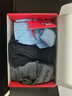 猫人男士内裤男春夏冰丝无痕抑菌速干凉爽平角四角短裤头3条装 黑色+深灰+灰蓝 3条 2XL 实拍图
