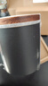 叁旬（sanxun） 知行陶瓷泡茶马克杯带盖过滤水杯女男办公室茶水分离杯子定制 知行【禅风黑】 实拍图