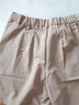 茵曼（INMAN）百搭休闲裤女春夏季舒适高腰遮胯显瘦A字短裤子 土卡其 29  实拍图