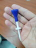 GVOVLVF高尔夫球钉限位球tee可调节高度6支装软硅胶头保护杆头球座用品 蓝色 6支装 实拍图